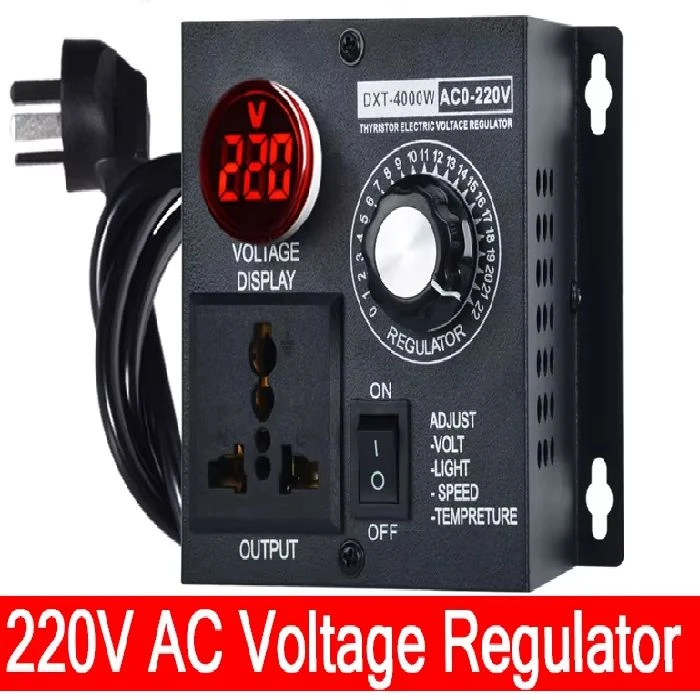 Regulator napetosti 10KW AC 220V za grelce/motorje/razsvetljavo